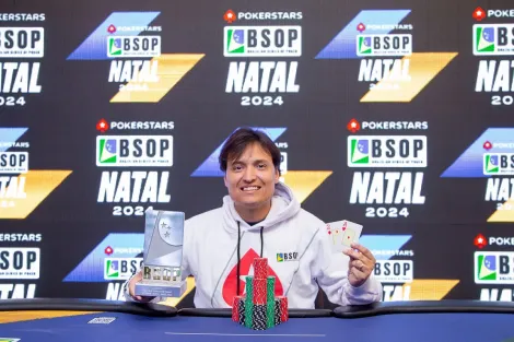 Fernando Araújo vence Deepstack Turbo do BSOP Natal em presente aos filhos