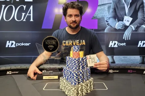 Bruno Porto leva a melhor no High Roller 100K do H2 Club São Paulo