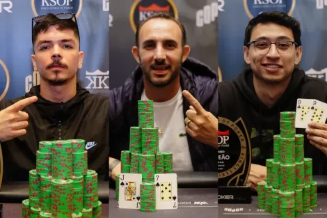 Três campeões são coroados no primeiro dia de KSOP GGPoker São Paulo; confira