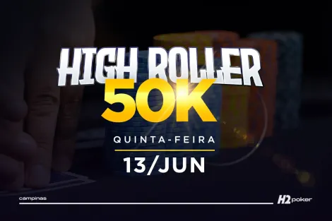 H2 Club Campinas realiza novo High Roller 50K com coquetel e jantar especial