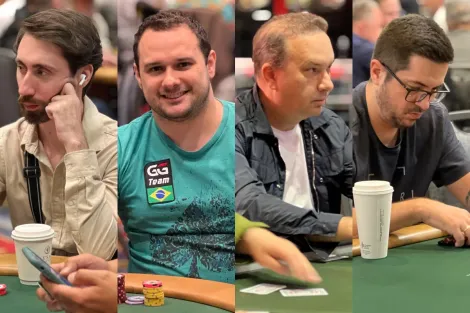 Início do Gladiators atrai tropa verde amarela aos panos da WSOP; veja galeria