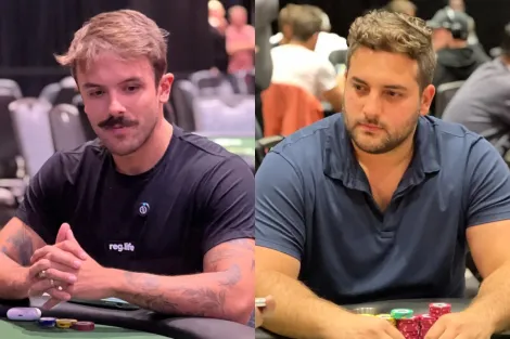 Yuri Martins e João Simão vão ao Dia 2 do PLO8 Championship da WSOP