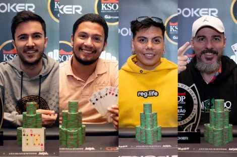 Domingo de KSOP GGPoker São Paulo premia quatro campeões; confira