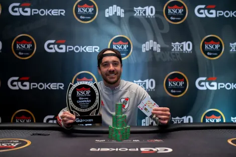 Marcelo Ortiguela é destaque com título do ME Light no KSOP GGPoker SP