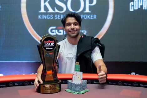 Renan Revinthis vence Main Event do KSOP GGPoker SP após acordo no 3-handed