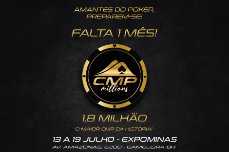 CMP terá Main Event milionário e sete dias de disputas em segunda etapa