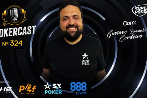 Gustavo Cordeiro, o "Bremp555", é o convidado do Pokercast 324