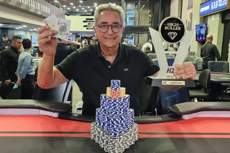 Francisco Malta é campeão do High Roller 100K do H2 Club São Paulo