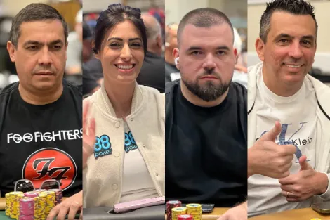 Bracelete em um dia: brasileiros invadem o Super Turbo Bounty da WSOP; confira a galeria