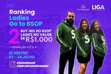 Liga Feminina Club promove ranking e dará vagas para evento Ladies; saiba mais