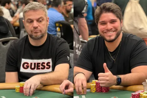 Rodrigo Garrido e Wellington Araújo estão no Dia 3 do Evento #62 da WSOP