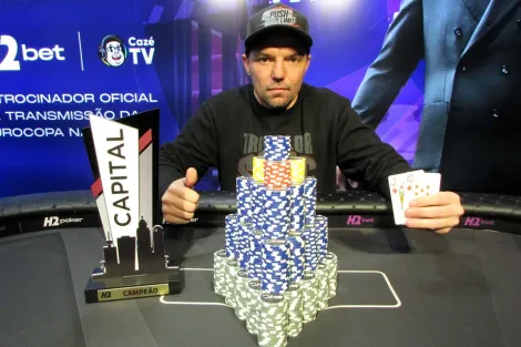 Felipe Cattani é campeão do Capital Poker Fest do H2 Club São Paulo