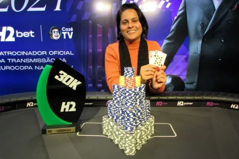 Priscila Martins é campeã do 30K Garantidos do H2 Club São Paulo