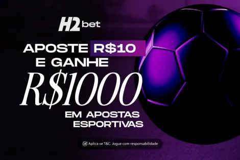 H2bet lança promoção ‘Aposte 10 e Ganhe 1000’ para as finais da Eurocopa e da Copa América