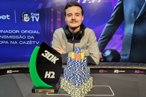 Vinicius Camargo é campeão do 30K Garantidos do H2 Club São Paulo