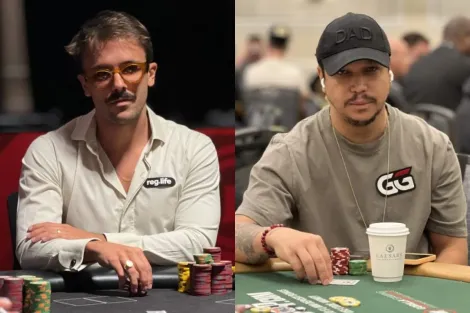 Yuri Martins e Felipe Mojave vão ao Dia 2 do Evento #96 da WSOP