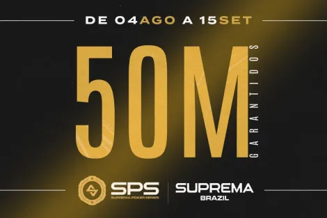 Suprema Poker anuncia a quarta edição da SPS, com R$ 50 milhões garantidos