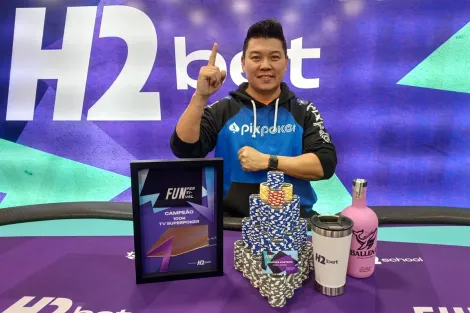 Fabio Murakami conquista o título do TV SuperPoker 100K do H2 Fun Festival