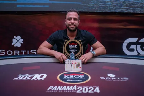 Saulo Regadas crava PLO5 do KSOP GGPoker Panamá em HU brasileiro