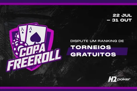 H2 Club Campinas realiza Copa Freeroll, ranking de torneios gratuitos; conheça