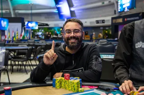 André Sá é o chip leader dos Dias 1A/1B do Start-Up do BSOP Winter Millions