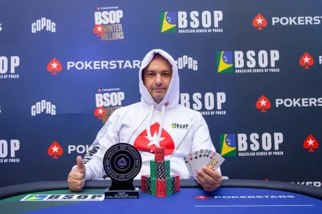 Atual campeão brasileiro, Marcelo Valadares crava Triple Stud do BSOP Winter Millions