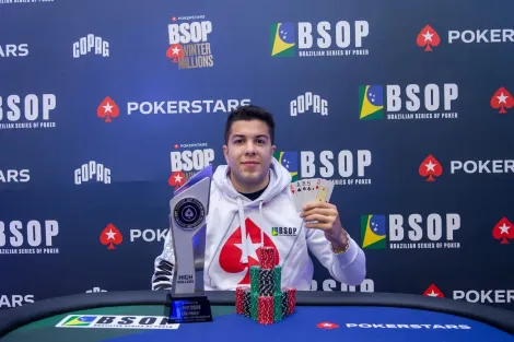 José Orlando crava PLO5 1-Day HR PKO e forra com bounties no BSOP Winter Millions