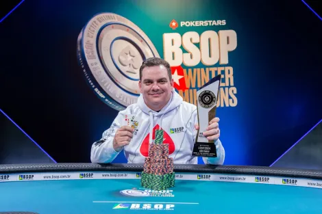 Caio Hey supera FT estrelada e vence Torneio dos Empresários do BSOP Winter Millions