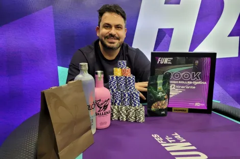 Gustavo Luz vence o Super High Roller Omaha 300K do H2 Fun Festival