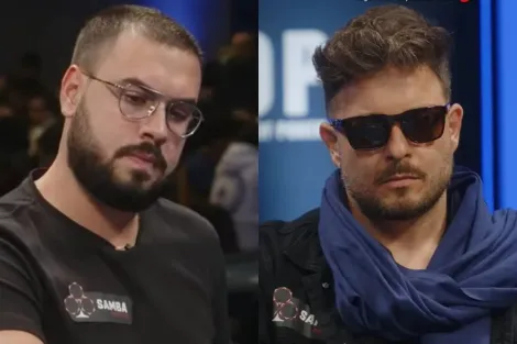 Lucas Rocha folda KK contra Fabiano Kovalski em spot cruel no BSOP Winter Millions