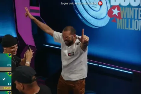 All in quádruplo, 72o, R$ 134 mil e cambalhota: mão insana do BSOP Poker Show