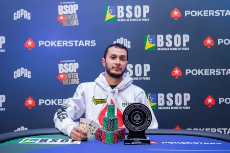 Neto Ribeiro crava Meia Milha e é bicampeão no BSOP Winter Millions