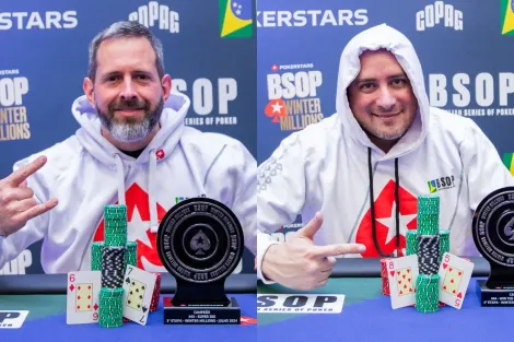 Bruno Artexes e Juan Pablo são campeões na terça do BSOP Winter Millions