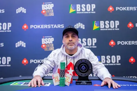 Carlos José é campeão do 6-Handed do BSOP Winter Millions em FT estrelada