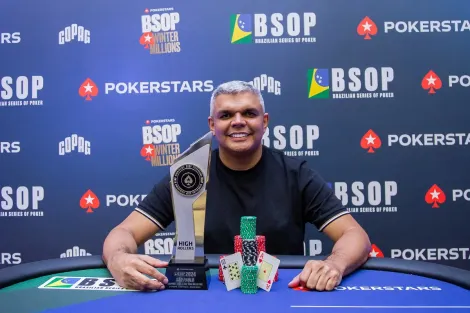 Wilder Brito bate Caio Hey e vence 2-Day High Roller PKO do BSOP Winter Millions