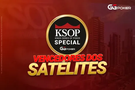 Veja quem premiou na semana de satélites do KSOP GGPoker Special