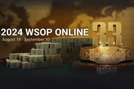 WSOP Online entregará 33 braceletes e milhões de dólares em prêmios