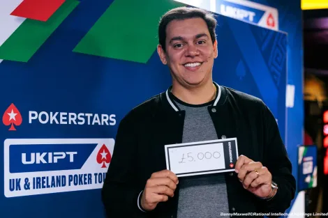 Rafael Telles faz mesa final e fatura o maior bounty no UKIPT Londres