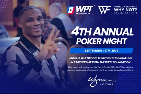 Craque da NBA organiza torneio de poker beneficente em Las Vegas com o WPT