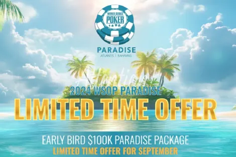 Promoção da WSOP Paradise oferece hospedagem grátis e entrada em freeroll valioso