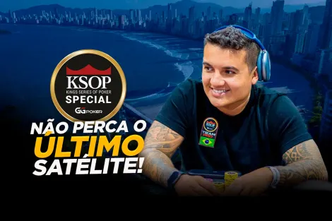 Último satélite do KSOP GGPoker Special tem dez vagas garantidas neste domingo