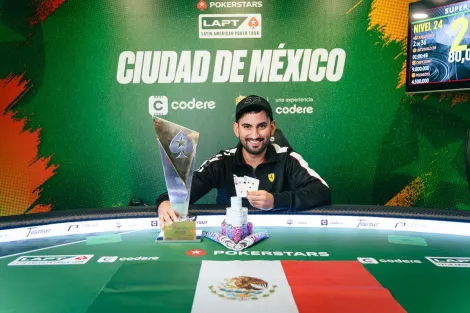 Josué Aguirre é campeão do Super High Rollers do LAPT México em batalha no HU