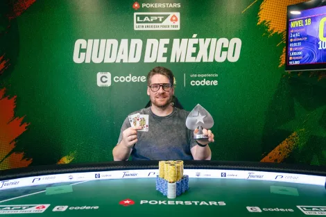 Rui Bouquet fatura o High Roller Single Day em tri histórico do LAPT México