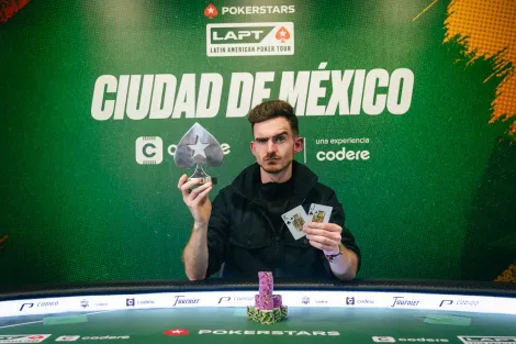 Brendan Macmanus fatura o título do Deepstack Single Reentry do LAPT México