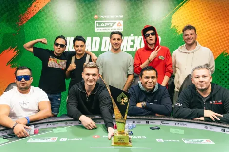 Ian Shaw lidera mesa final do Main Event do LAPT Cidade do México