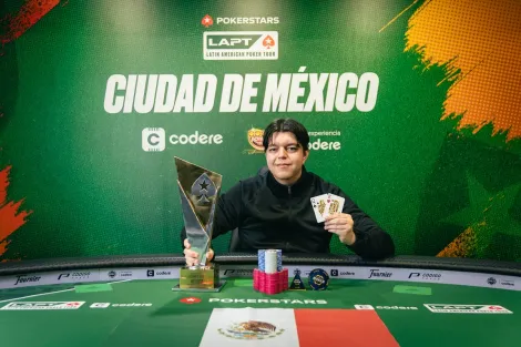 Eduardo Mora supera Pascal Hartmann e leva o High Rollers do LAPT México