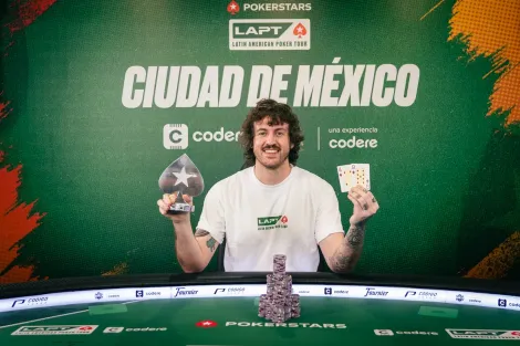 Joan Baltasar domina mesa final e conquista Last Chance PKO do LAPT México