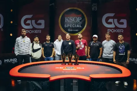 Mesa final estrelada é destaque no sábado do KSOP GGPoker Special