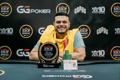 Leandro Rego enche o bolso com título do PLO5 HR Mystery PKO do KSOP GGPoker Special