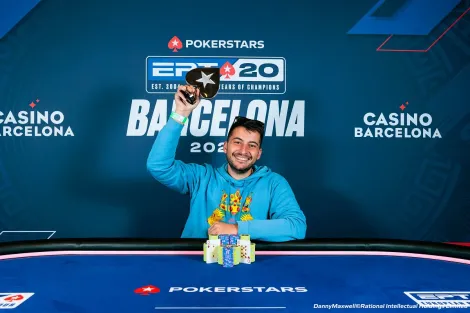 Boris Angelov crava €10K Mystery Bounty do EPT Barcelona e mantém grande fase